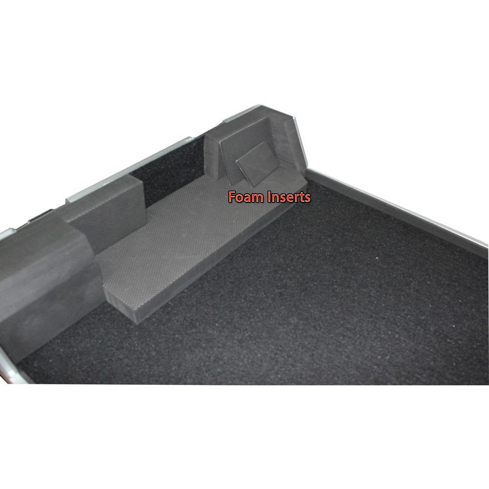 ProX Flight Case with Wheels for Numark NS7II and NS7III Digital Controller