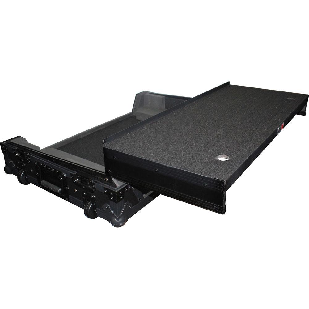ProX Flight Case with Wheels & Laptop Shelf for Numark NS7III & NS7II Digital Controller