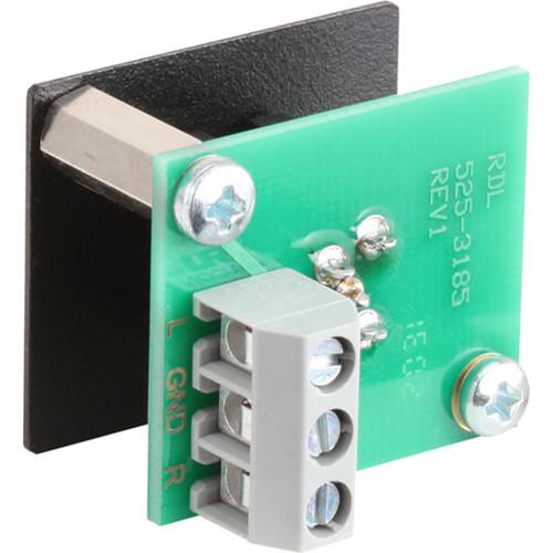 RDL 1 8" Female Stereo Mini-Jack Terminal Block