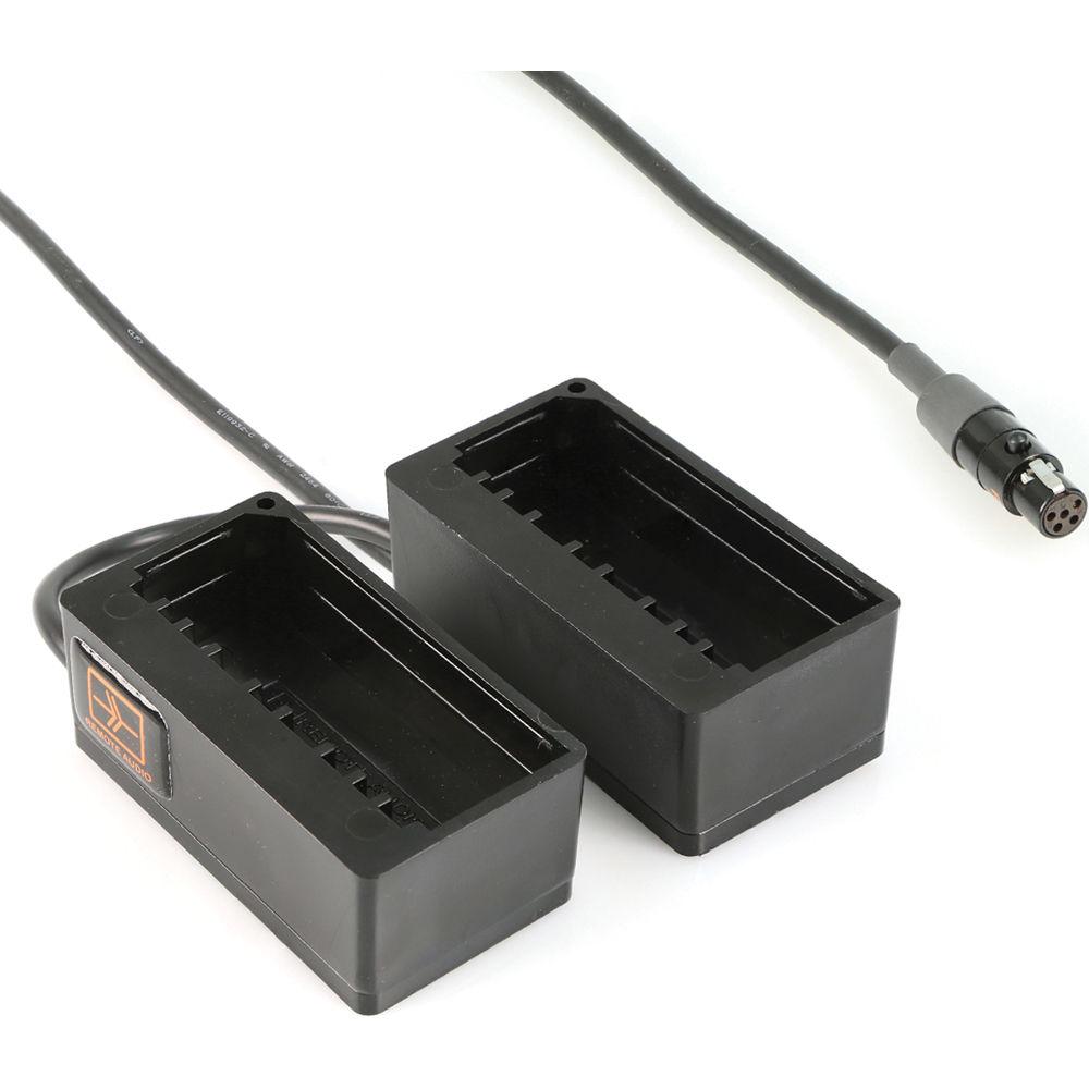 Remote Audio 24" BDS Input Cable with Two NP-1 Battery Cups to TA4F