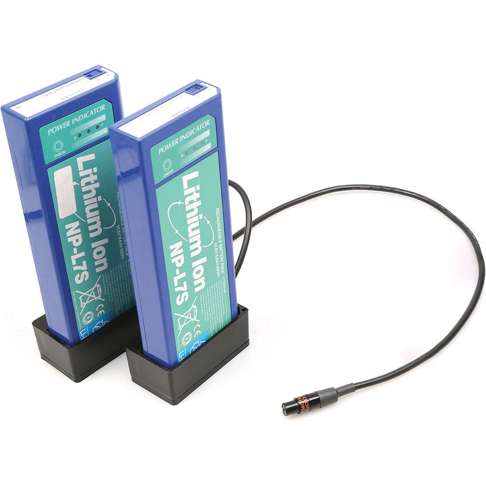 Remote Audio 24" BDS Input Cable with Two NP-1 Battery Cups to TA4F