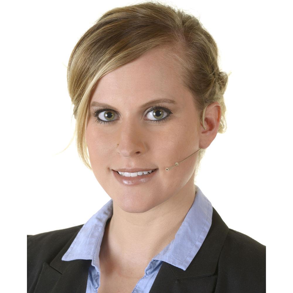 Voice Technologies VTDUPLEX-VOCAL Omni-Stage Performance Headset Microphone with LEMO 3-Pin Locking Connector for Select Sennheiser Transmitters