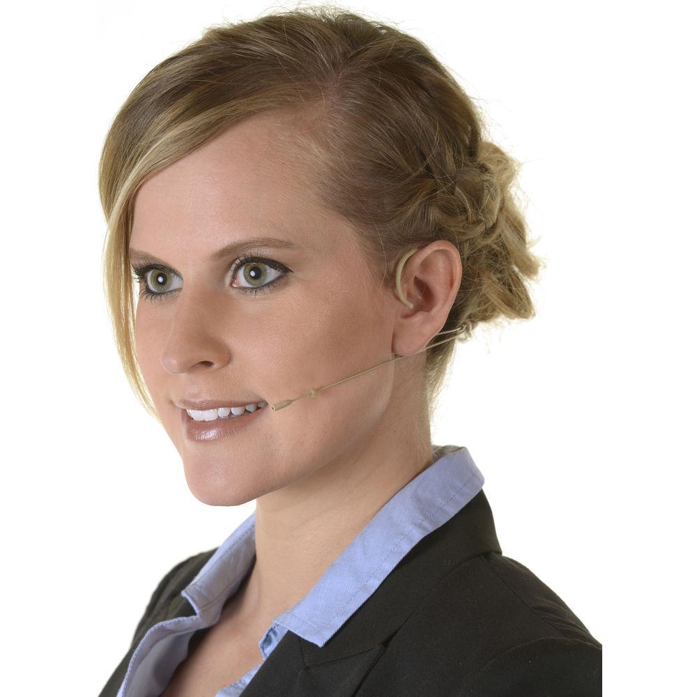 Voice Technologies VTDUPLEX-VOCAL Omni-Stage Performance Headset Microphone with LEMO 3-Pin Locking Connector for Select Sennheiser Transmitters