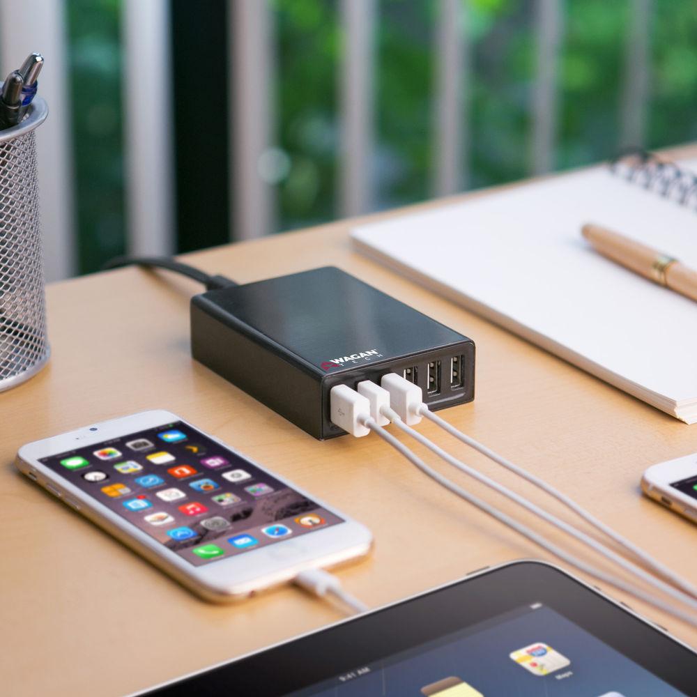 WAGAN USB LifeHub 6-Port Desktop Charger