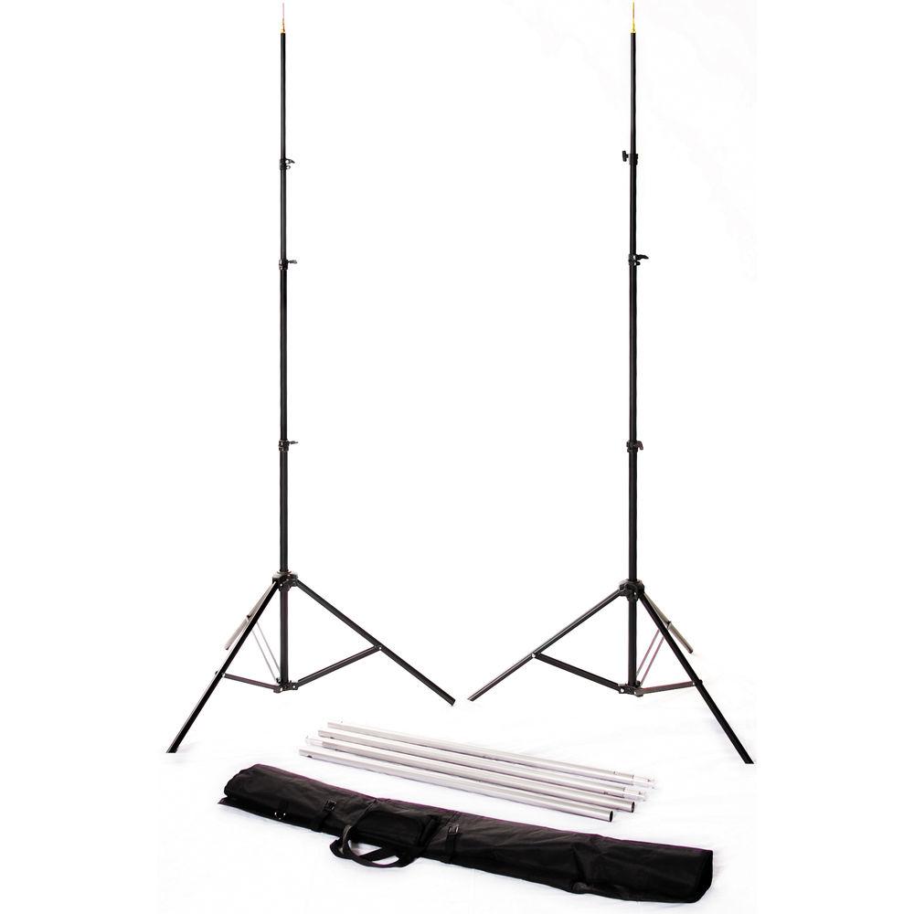 Backdrop Alley STDKT-24G Studio Stand with Chroma-Key Green Background Kit