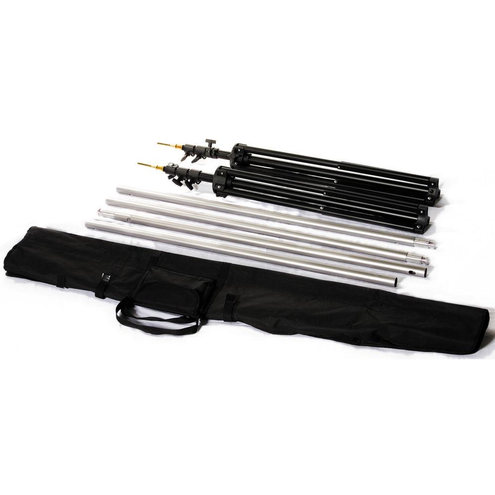 Backdrop Alley Studio Kit with Stand and Three 10 x 24