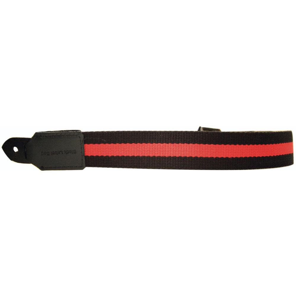 Black Label Bag Red Racing Stripe Canvas Camera Strap - 40"