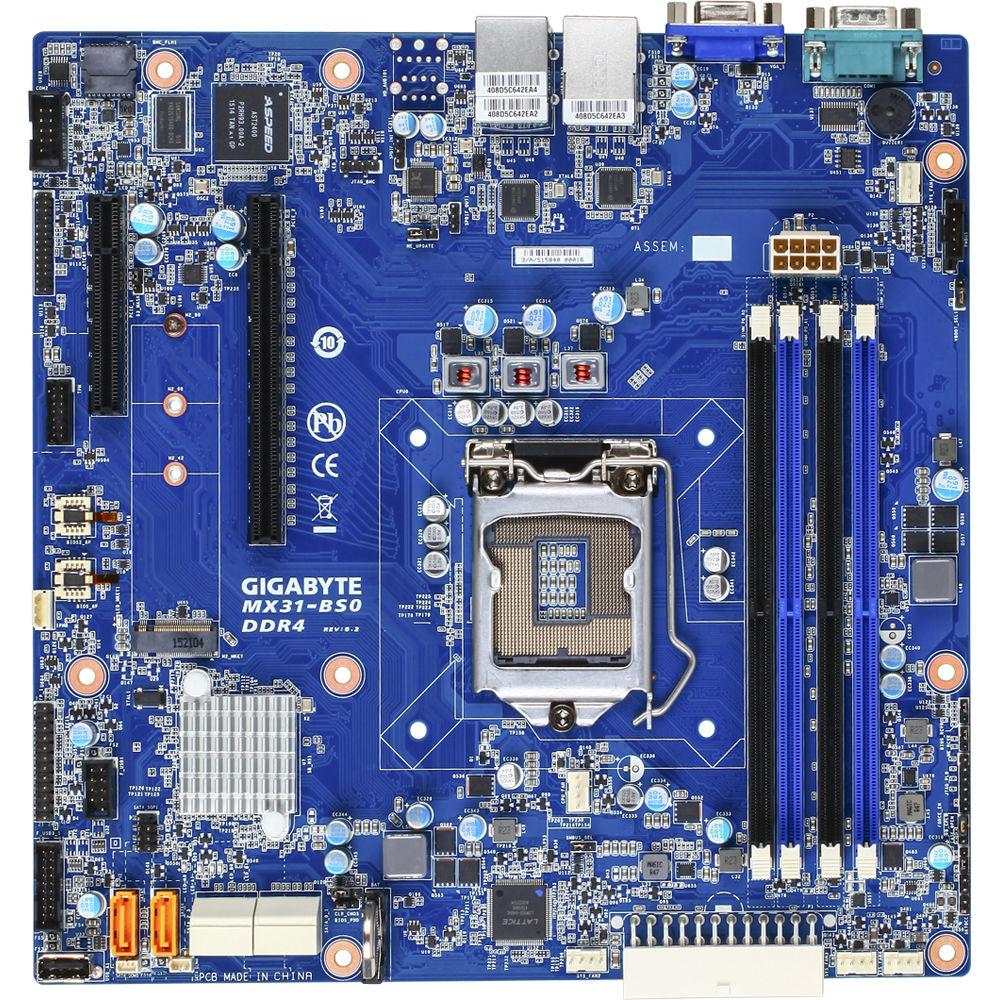 Gigabyte MX31-BS0 LGA 1151 microATX Motherboard, Gigabyte, MX31-BS0, LGA, 1151, microATX, Motherboard