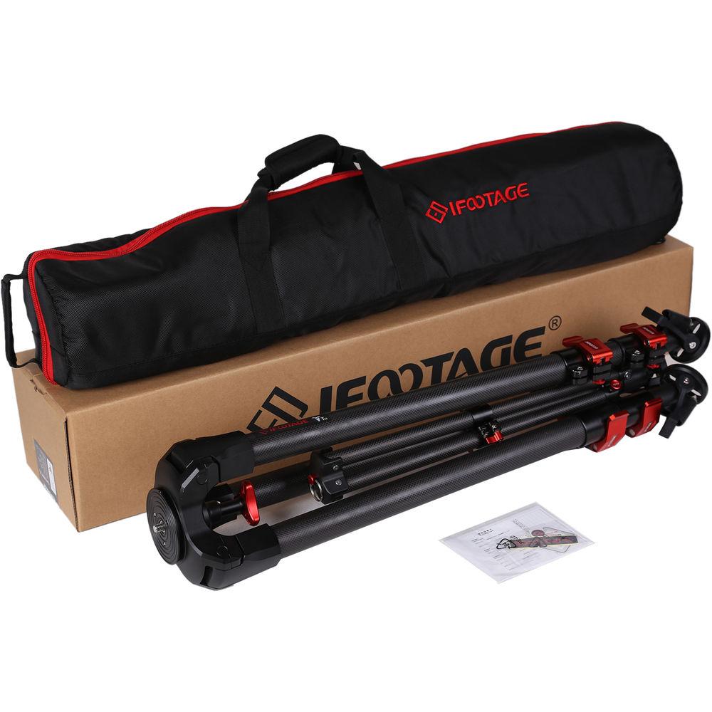 iFootage Wild Bull T3 Carbon Fiber Tripod