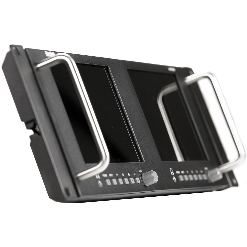 Marshall Electronics M-LYNX-702W Dual 7" Loop Through 3G-SDI Rackmount Monitor with Loop Through HDMI Input Output