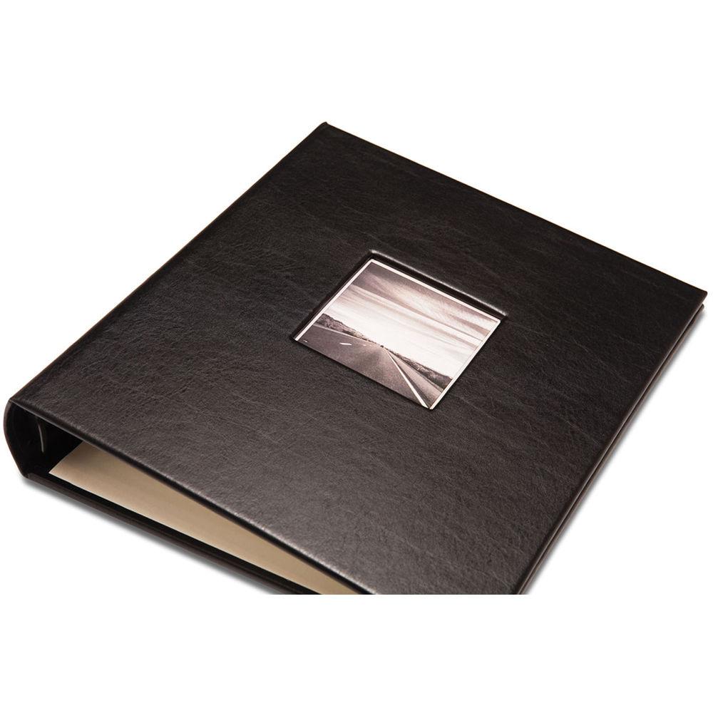 Print File Gallery Leather Presentation C-Series Album with Window