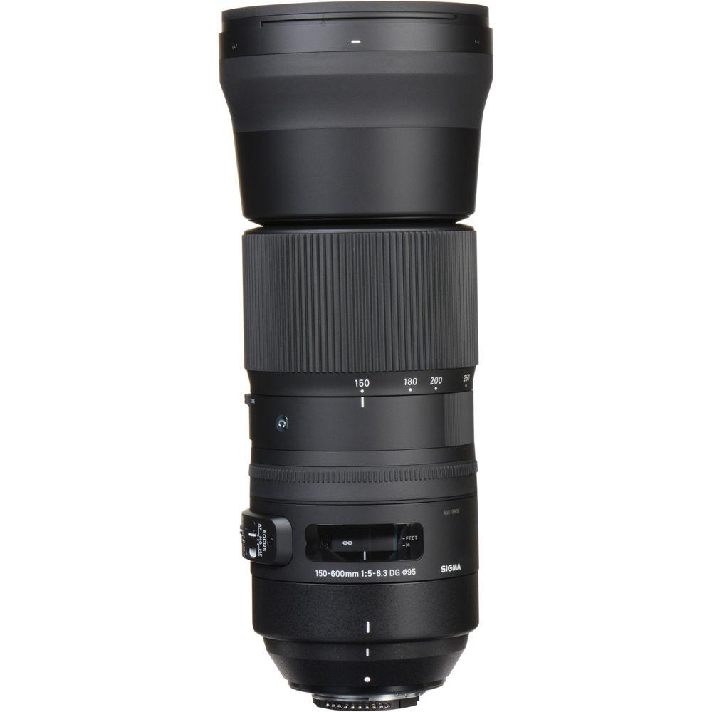 Sigma 150-600mm f 5-6.3 DG OS HSM Contemporary Lens and TC-1401 1.4x Teleconverter Kit for Nikon F