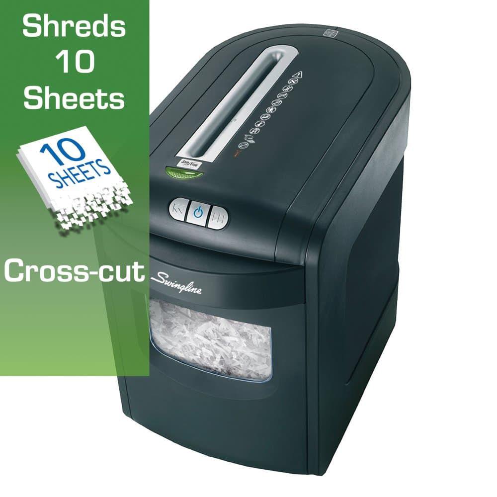 Swingline EX10-06 Cross-Cut Jam-Free Shredder