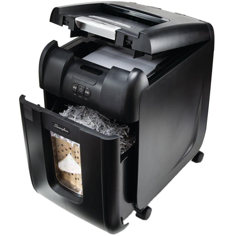 Swingline Stack-and-Shred 200X Cross-Cut Auto-Feed Shredder