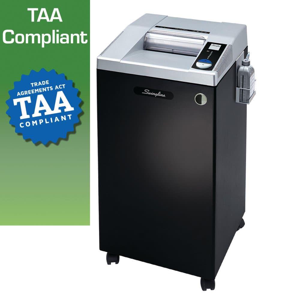 Swingline TAA Compliant CHS10-30 High-Security Commercial Shredder with Jam Stopper