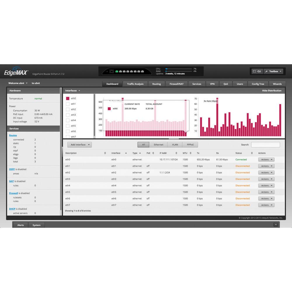 Ubiquiti Networks EP-S16 EdgePoint 16-Port Gigabit PoE-Compliant WISP Switch