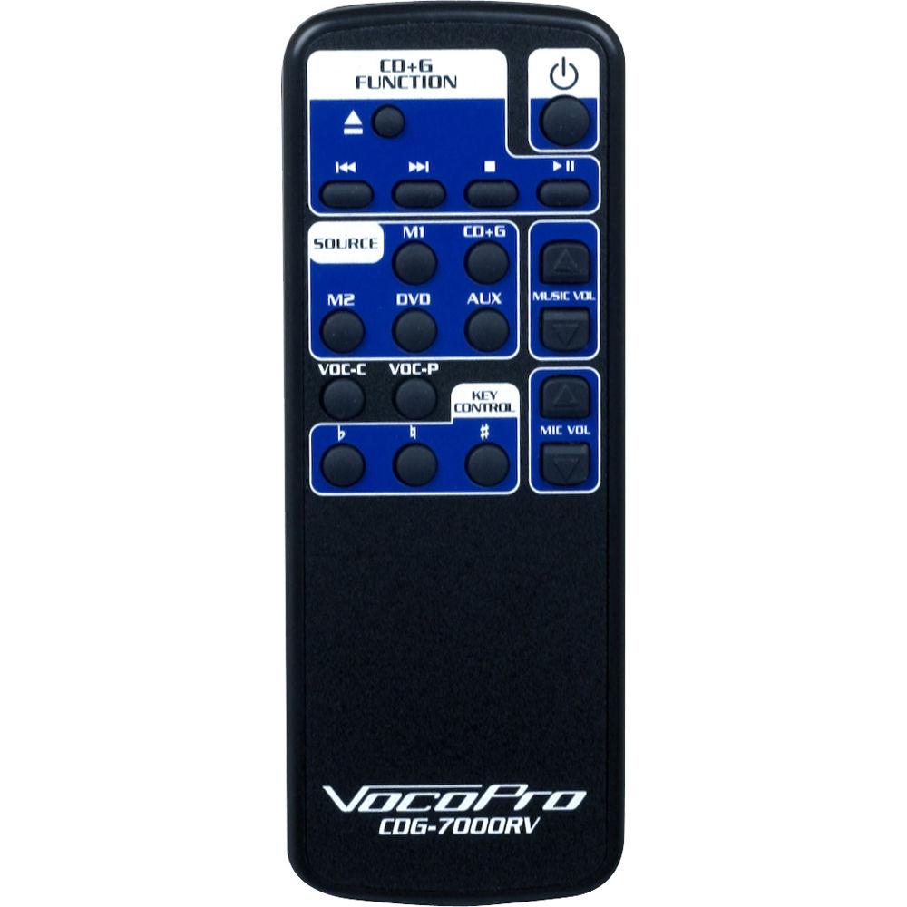 VocoPro Twister-7000 250W Professional Variable-Speed CD CD G Karaoke System with Digital Reverb