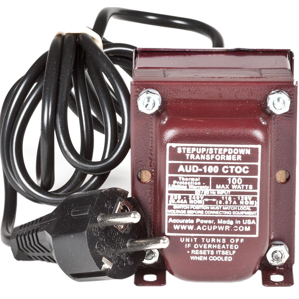 ACUPWR AUD-100 Step-Up Step-Down Transformer