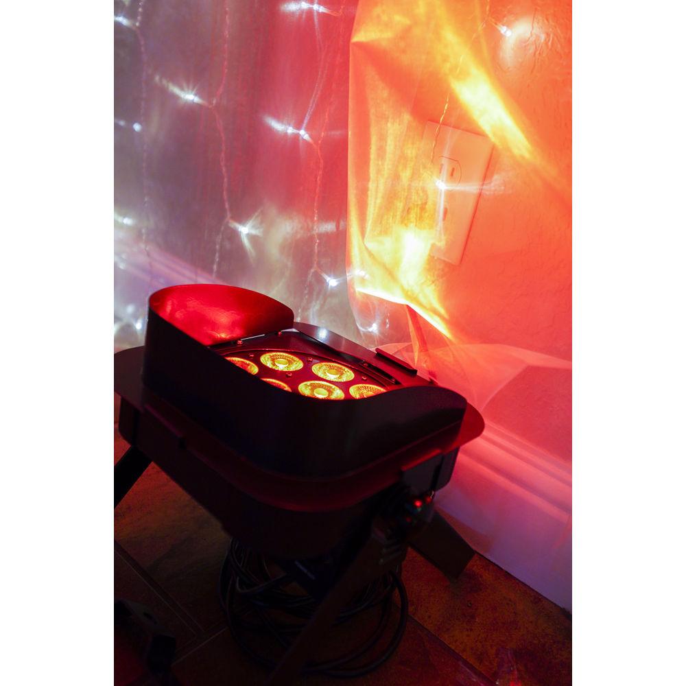 American DJ Flat Par QA12XS - RGBA LED Wash Light with Snoot