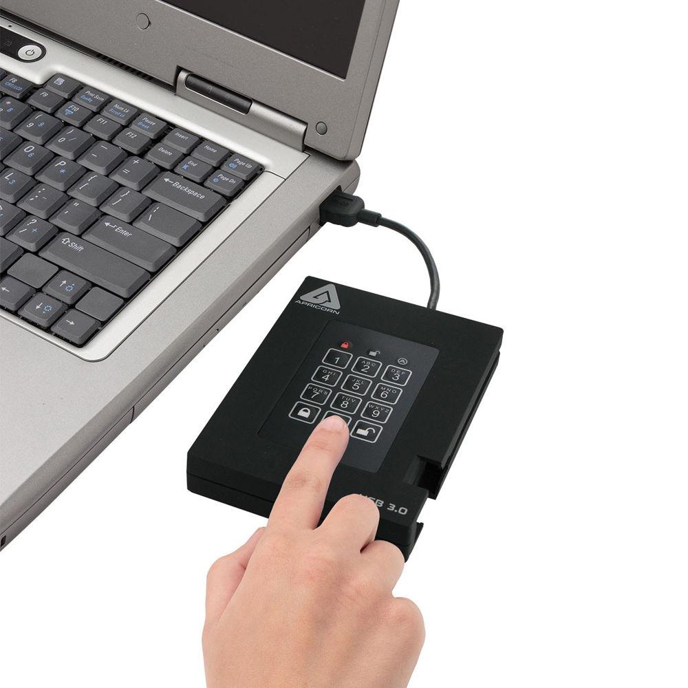 Apricorn 1TB Aegis Fortress Padlock USB 3.1 Gen 1 SSD