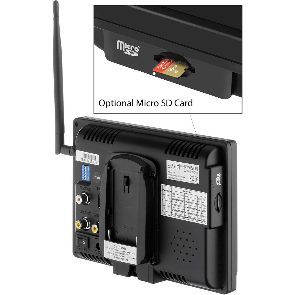 Elvid SkyVision 7" On-Camera & Aerial Imaging LCD Monitor