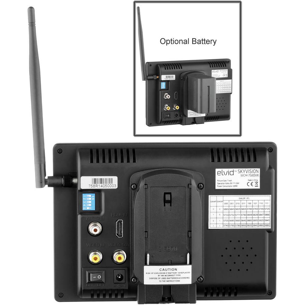 Elvid SkyVision 7" On-Camera & Aerial Imaging LCD Monitor