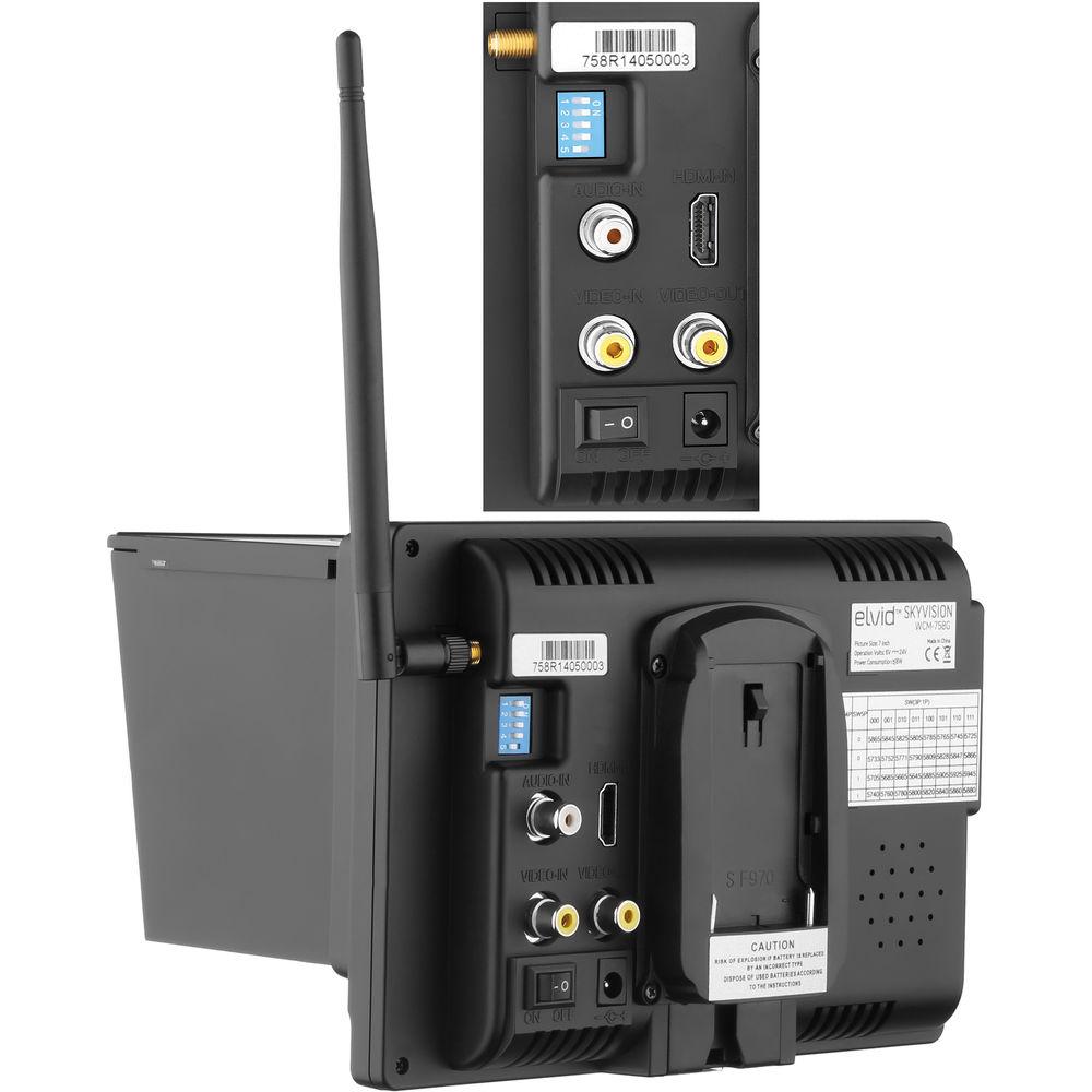Elvid SkyVision 7" On-Camera & Aerial Imaging LCD Monitor