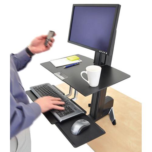 Ergotron 33-350-200 WorkFit-S LCD LD Sit-Stand Workstation