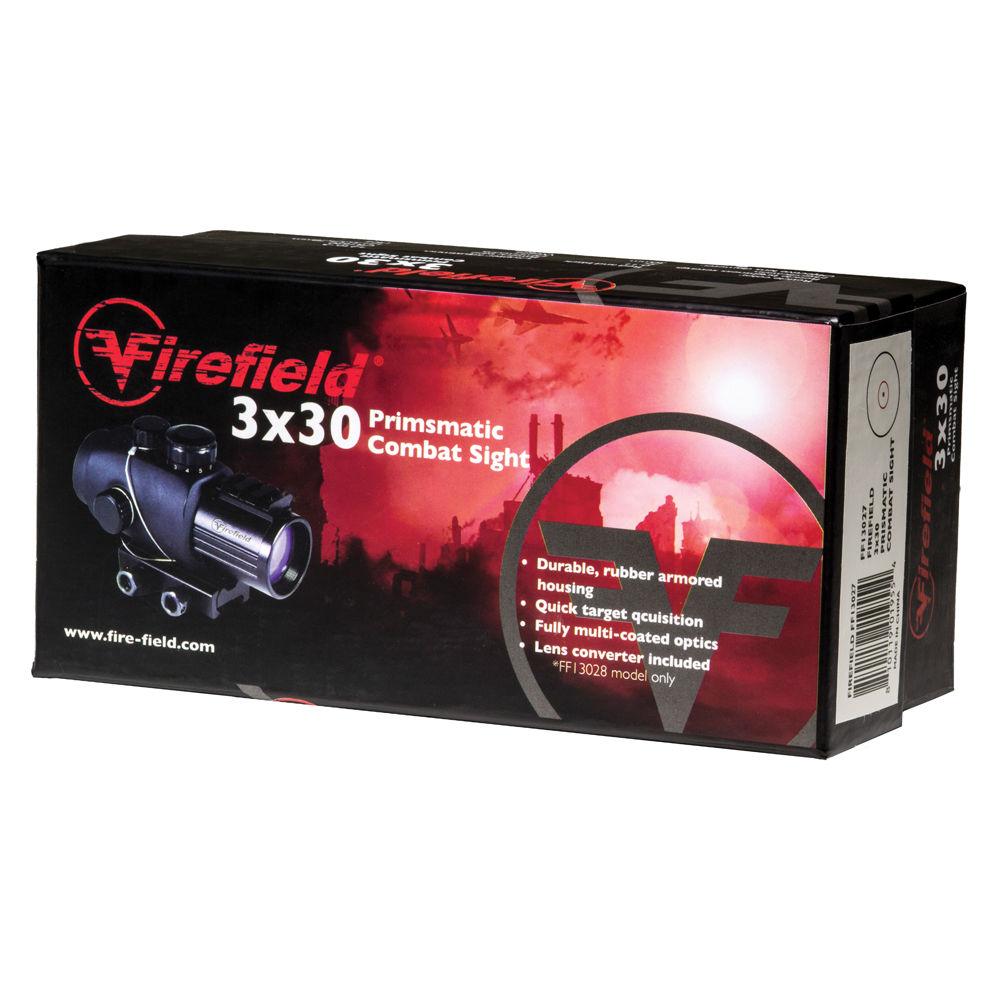 Firefield 3x30 Prismatic Sight with Red-Black Circle Dot Reticle
