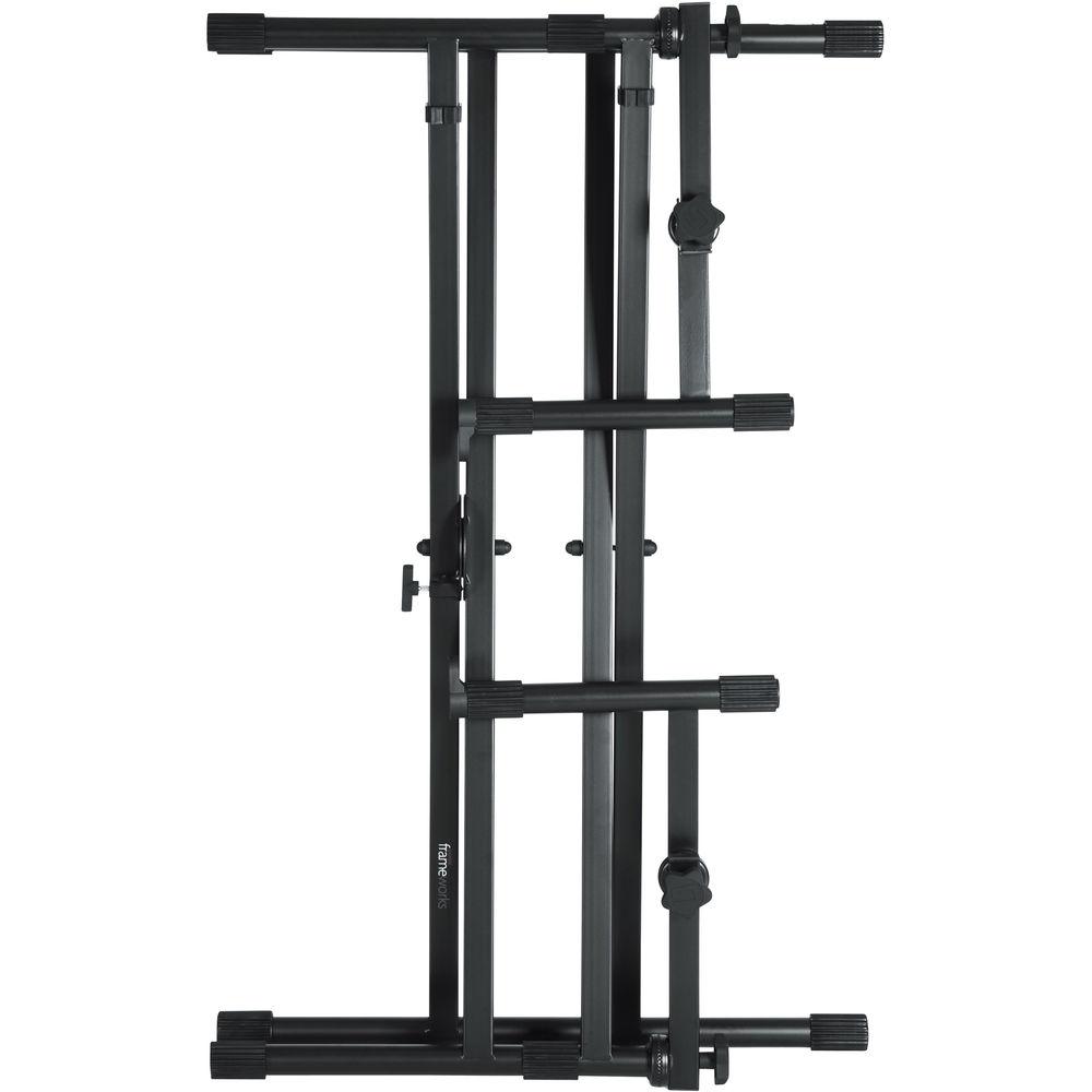 Gator Cases Frameworks Deluxe 2-Tier X-Style Keyboard Stand