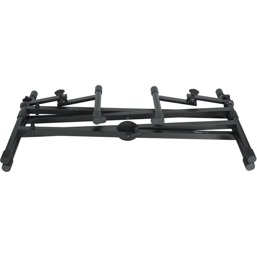 Gator Cases Frameworks Deluxe 2-Tier X-Style Keyboard Stand
