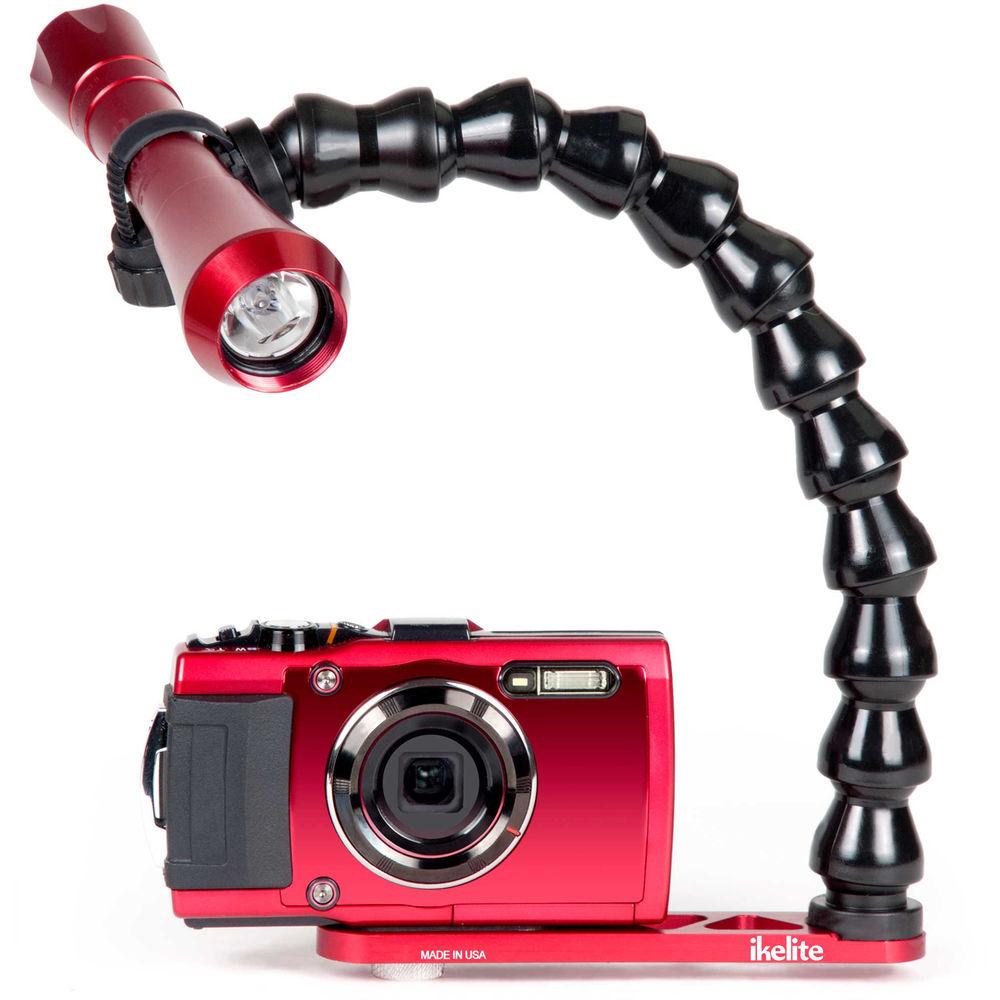Ikelite Tough Tray for Waterproof Cameras with Gamma II Dive Light and Flex Arm