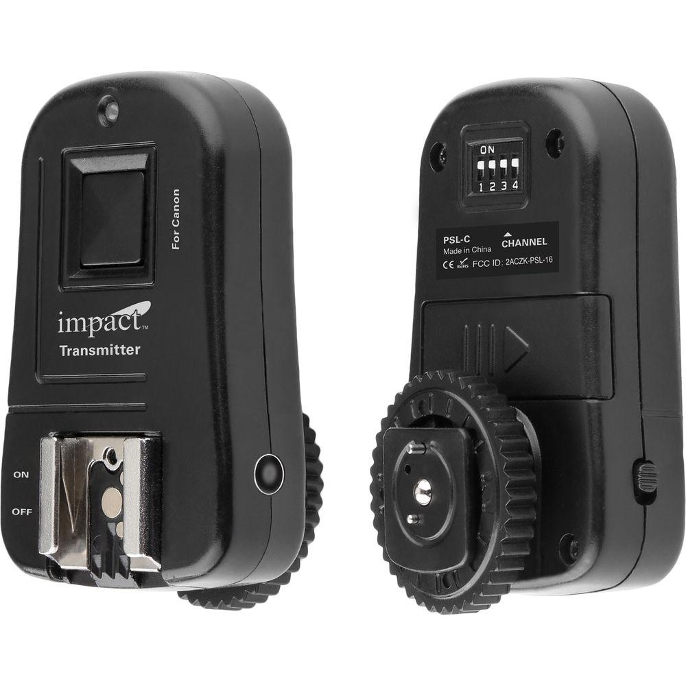Impact PowerSlave Wireless Flash Transmitter and Receiver Kit for Canon Cameras
