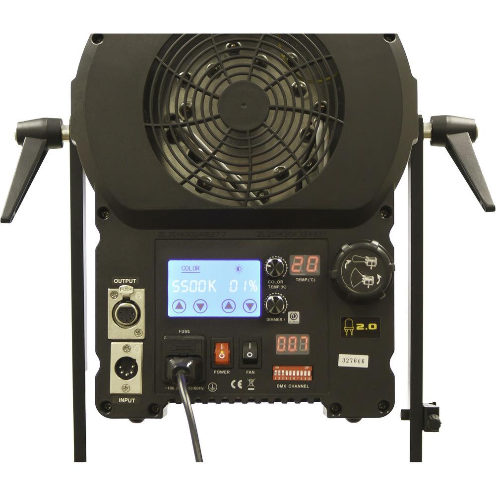 Intellytech Light Cannon F-485 Bi-Color High Output LED Fresnel with DMX