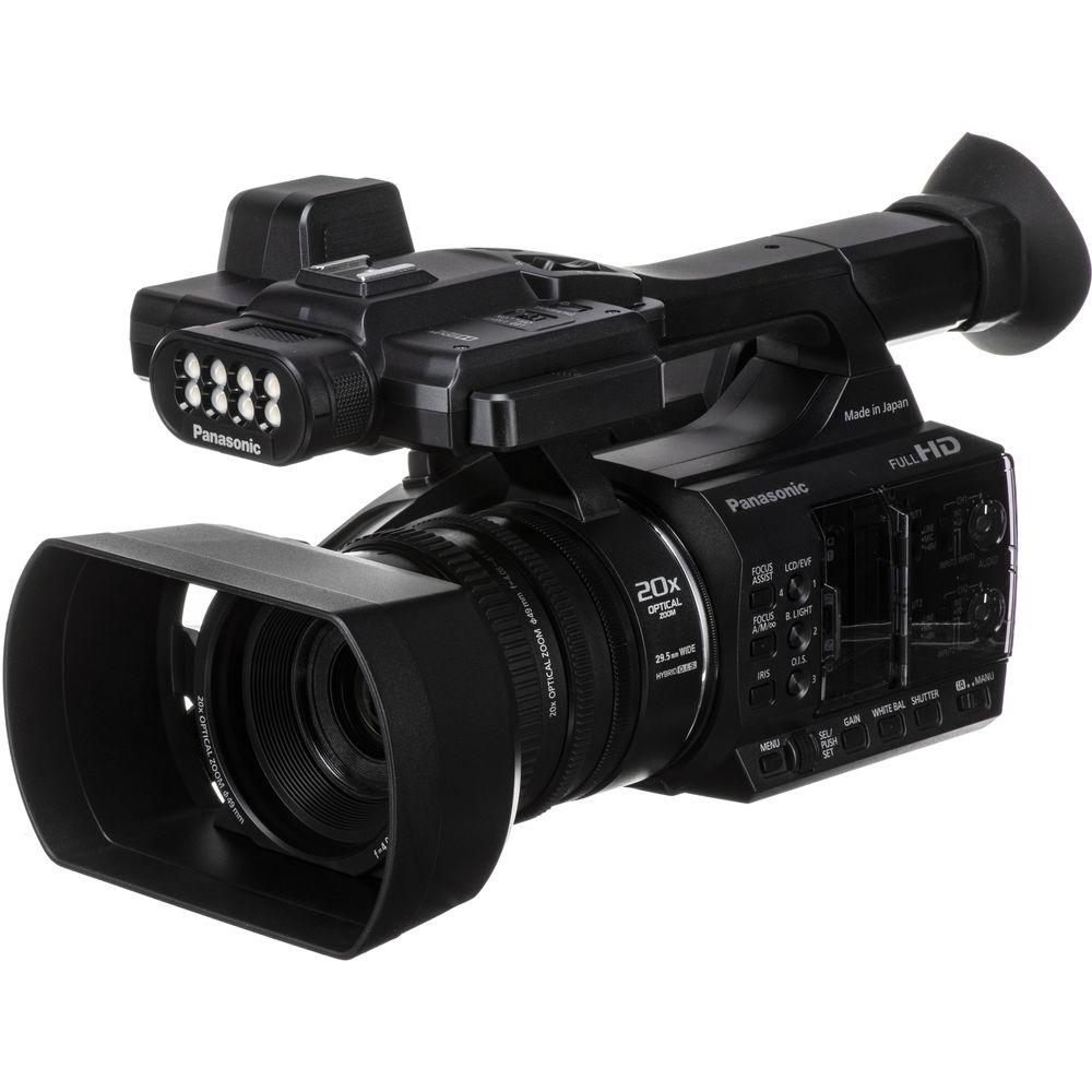 Panasonic AG-AC30 Full HD Camcorder with Touch Panel LCD Screen & Built-In LED Light