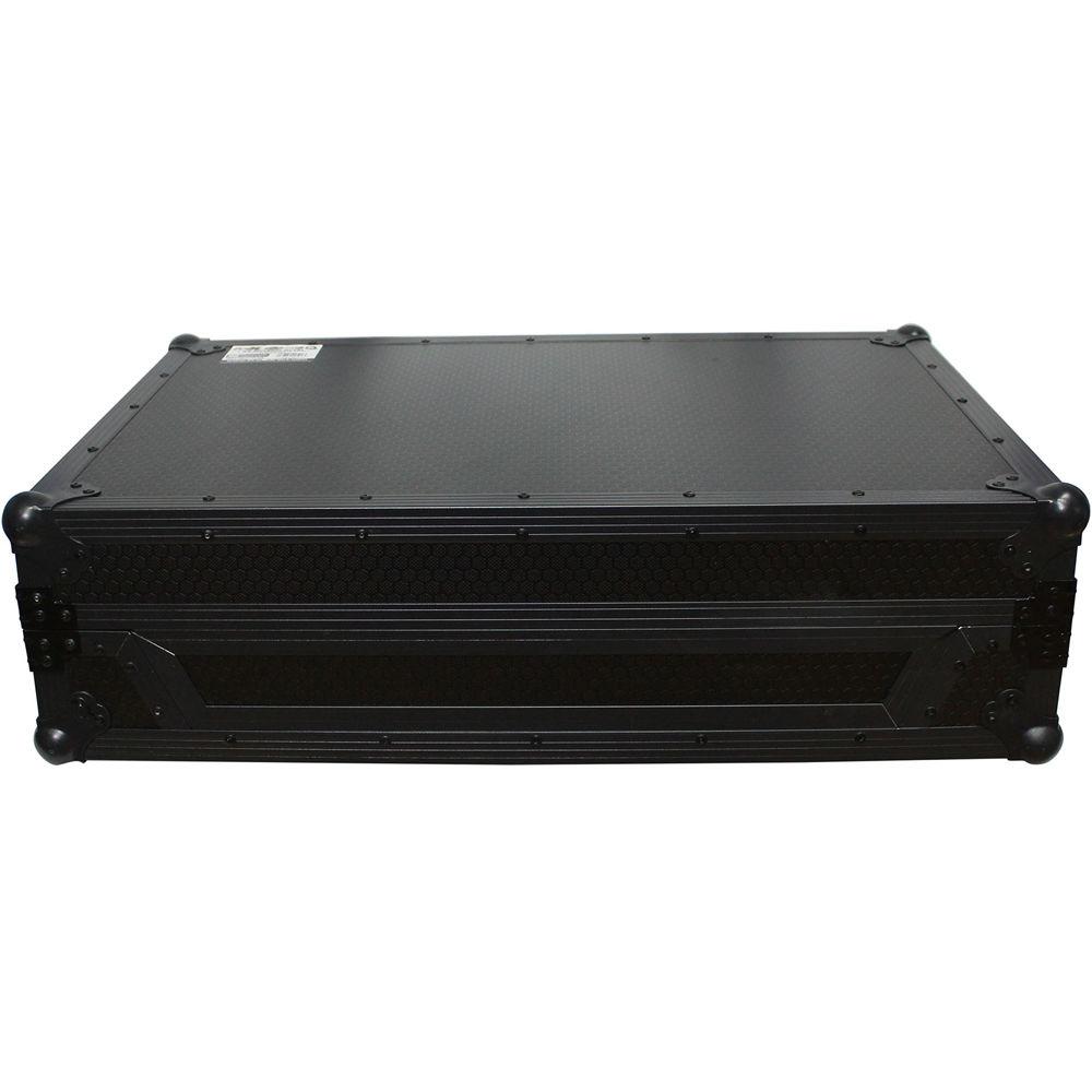 ProX Flight Case for Denon MCX8000 DJ Controller with Sliding Laptop Shelf and Wheels