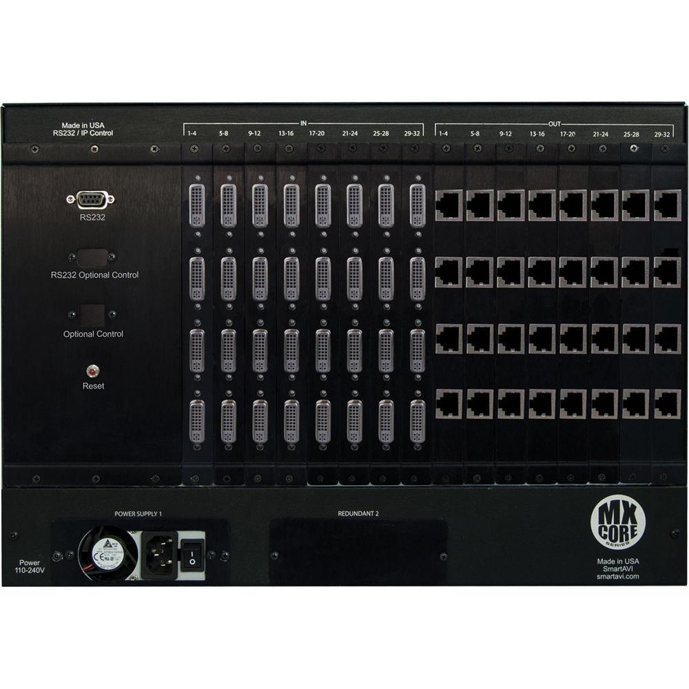Smart-AVI MXCore-UD 32 x 32 Expandable DVI-D Matrix Switcher over CAT5e 6