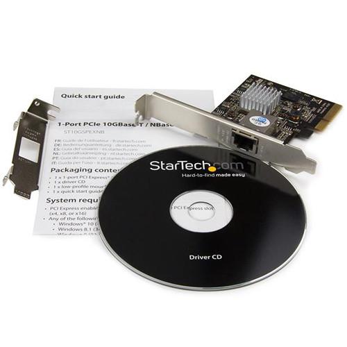 StarTech 1-Port PCIe 10GBase-T & NBASE-T Ethernet Network Card