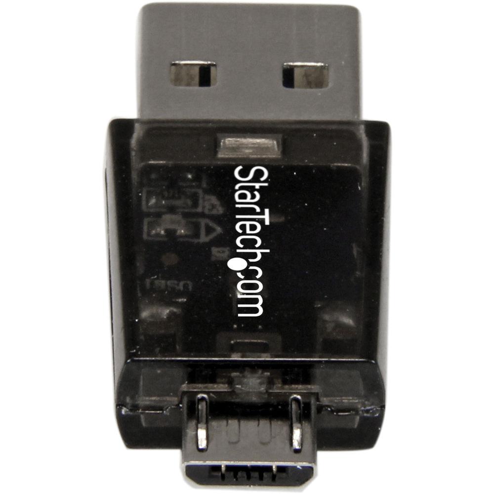 StarTech microSD to Micro-USB USB OTG Adaptor Card Reader