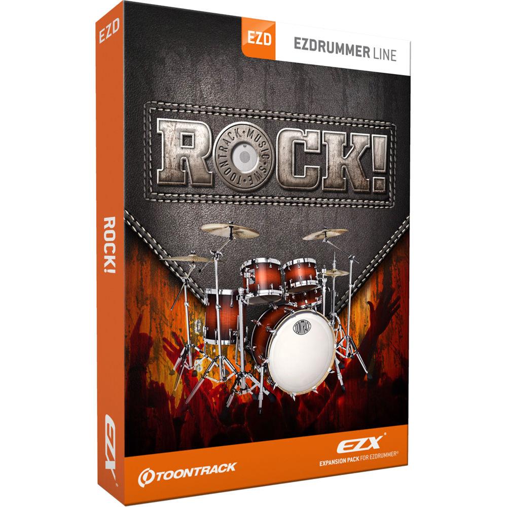 Toontrack EZdrummer 2 Rock Edition - Virtual Drum Module with Sound Libraries Bundle