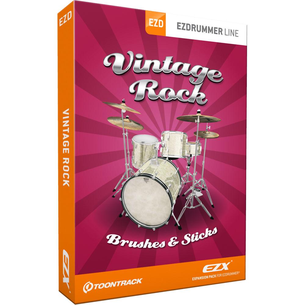 Toontrack EZdrummer 2 Vintage Edition - Virtual Drum Module with Sound Libraries Bundle