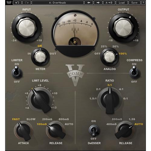 Waves V-Series - Vintage Style Dynamics and EQ Plug-Ins Bundle