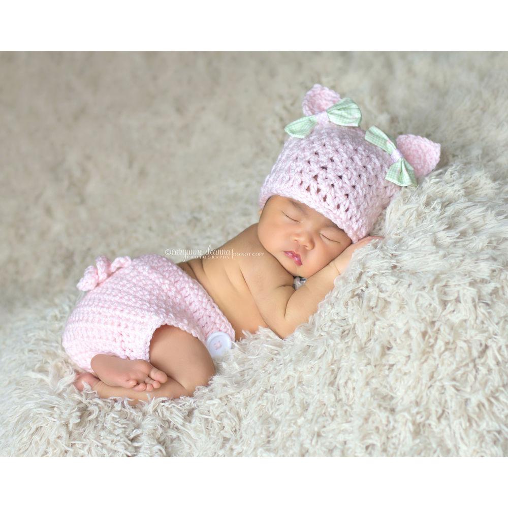 Custom Photo Props Honey Kisses Faux Fur Newborn Prop