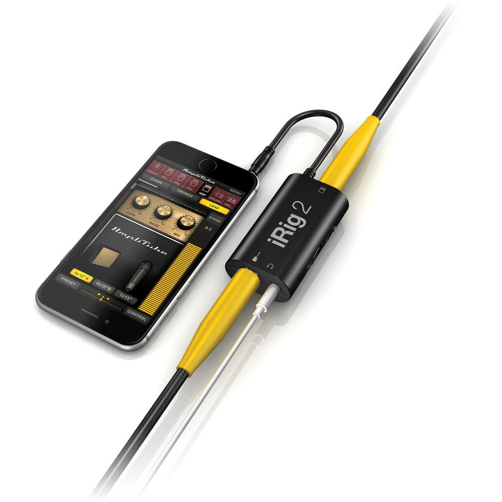 IK Multimedia iRig 2 - Guitar Interface for iPhone, iPad, iPod Touch, Mac, and Android