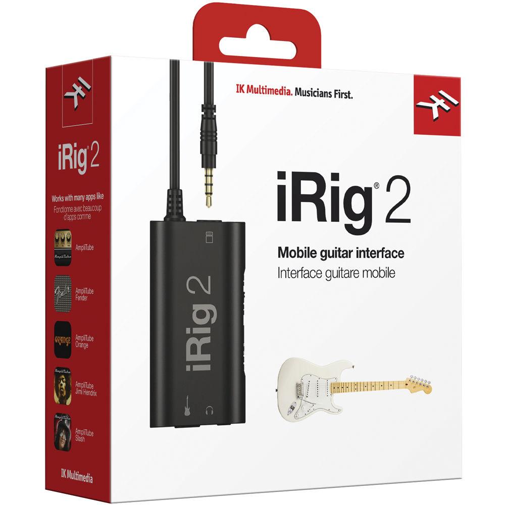 IK Multimedia iRig 2 - Guitar Interface for iPhone, iPad, iPod Touch, Mac, and Android