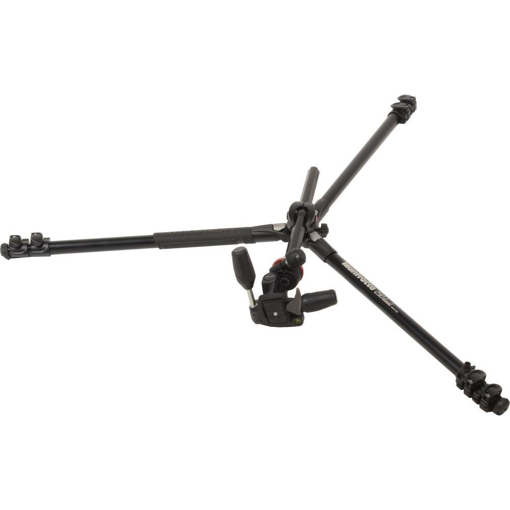 Manfrotto MK290DUA3-3WUS 290 Dual Aluminum Tripod with 3-Way Pan Tilt Head