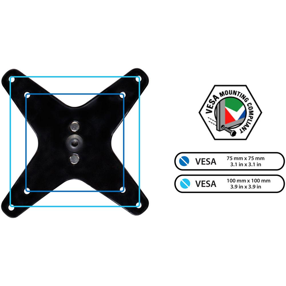 Mount-It! Quick Connect Dual Monitor Desk Mount with Articulating Spring Arms