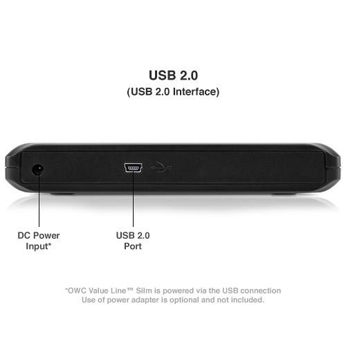 OWC Other World Computing Slim USB 2.0 External DVD CD Writer