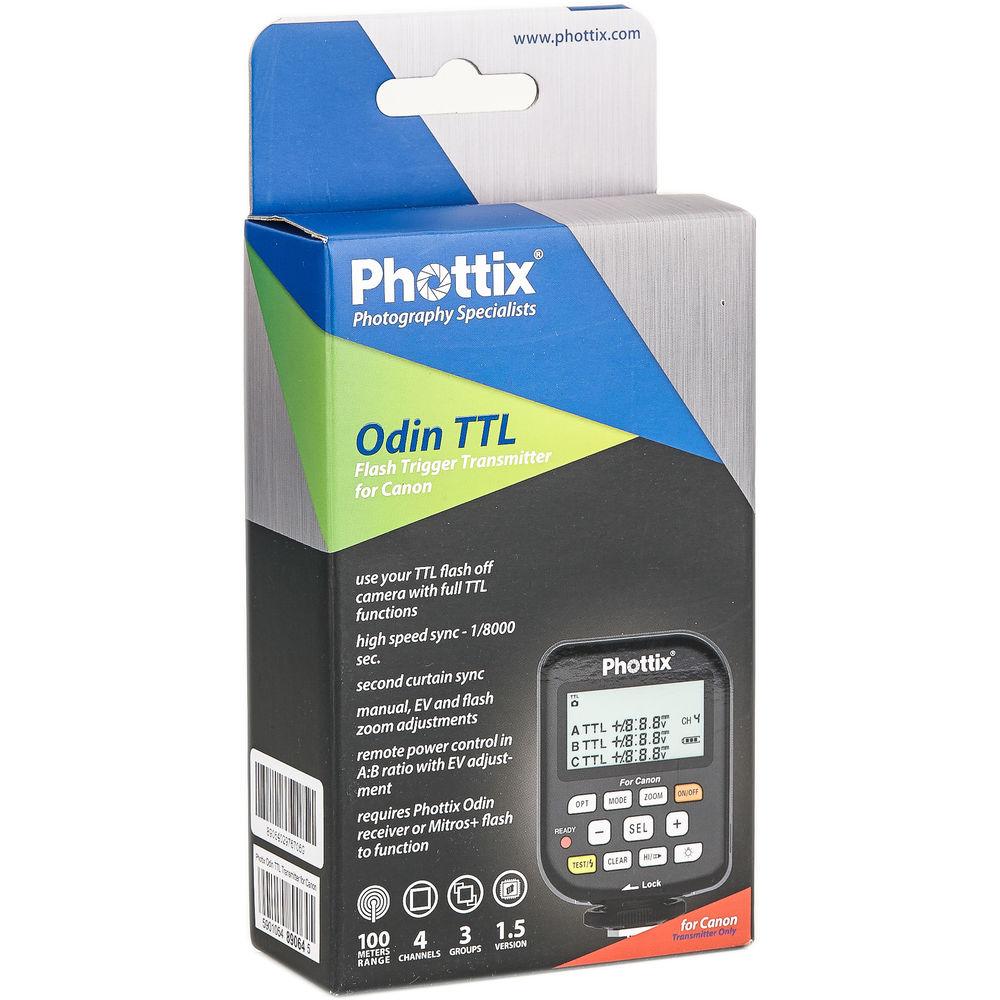 Phottix Odin TCU TTL Flash Trigger Transmitter v1.5 for Canon