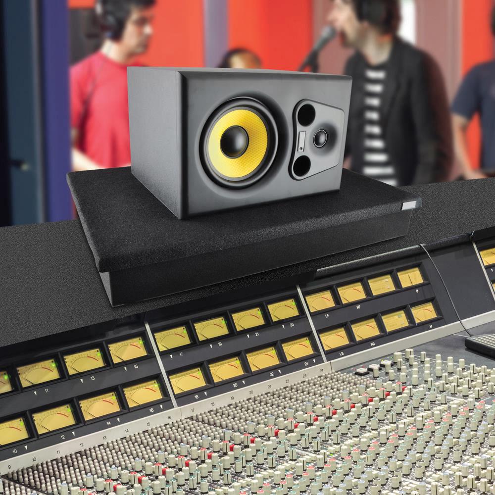 Pyle Pro PSI21 Acoustic Sound Isolation Dampening Speaker Riser Platform Base